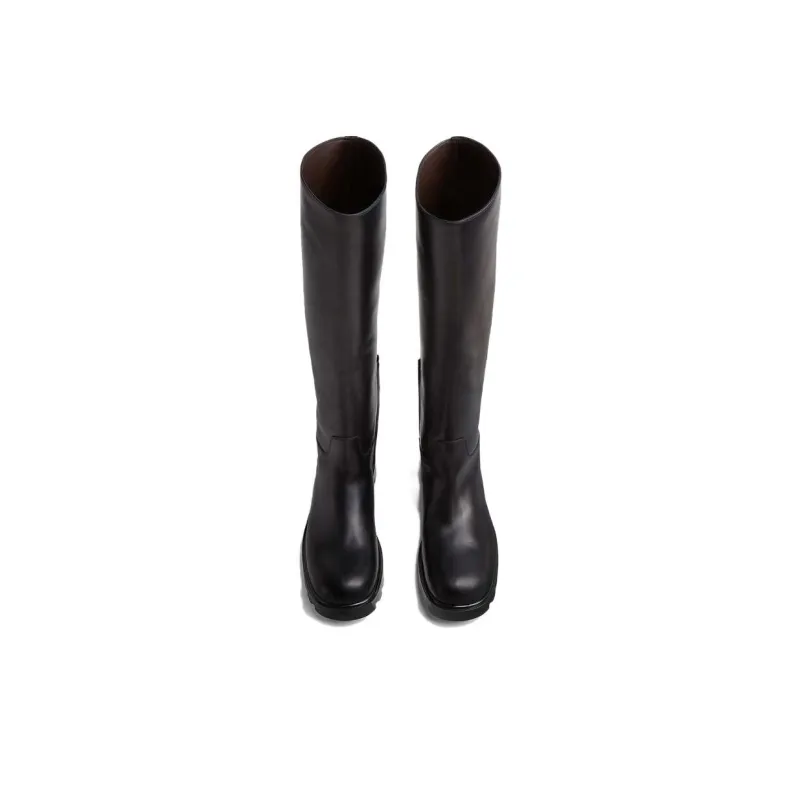 Bottega Veneta Strut High Boots Black Women's-2