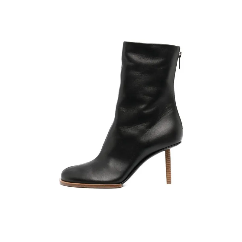Jacquemus Les Bottines Rond CarrÃ© 80mm Boots-0