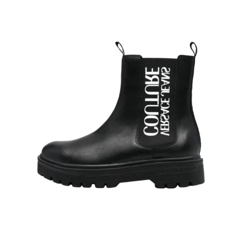 VERSACE JEANS COUTURE Leather Chelsea Boots-0