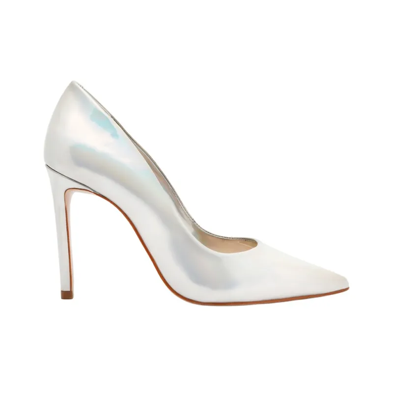 Schutz Lou Slim Heel High Heels 10cm Women's White-1