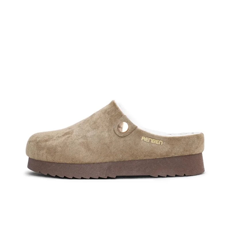 Humanism 1986 Multi Layer Sole Closed Toe Slippers Women's-10