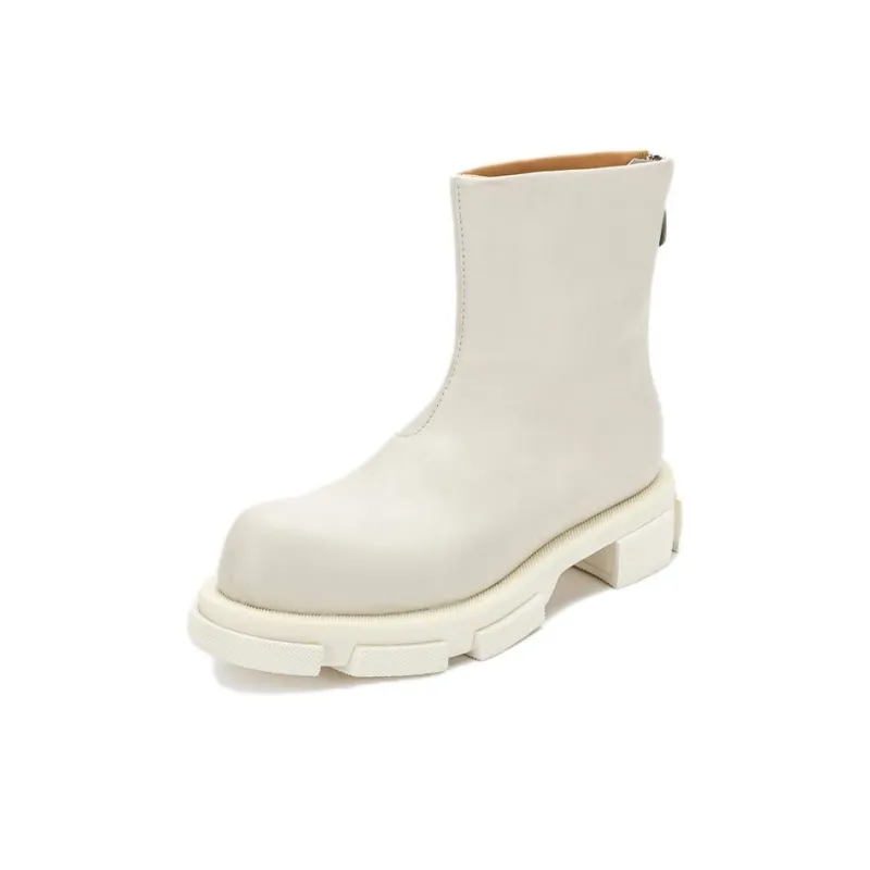 Both Ankle Boots Women's White-2