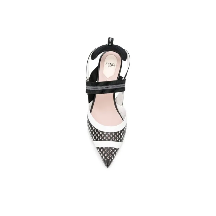 FENDI Colibri High Heels Women's Black-4