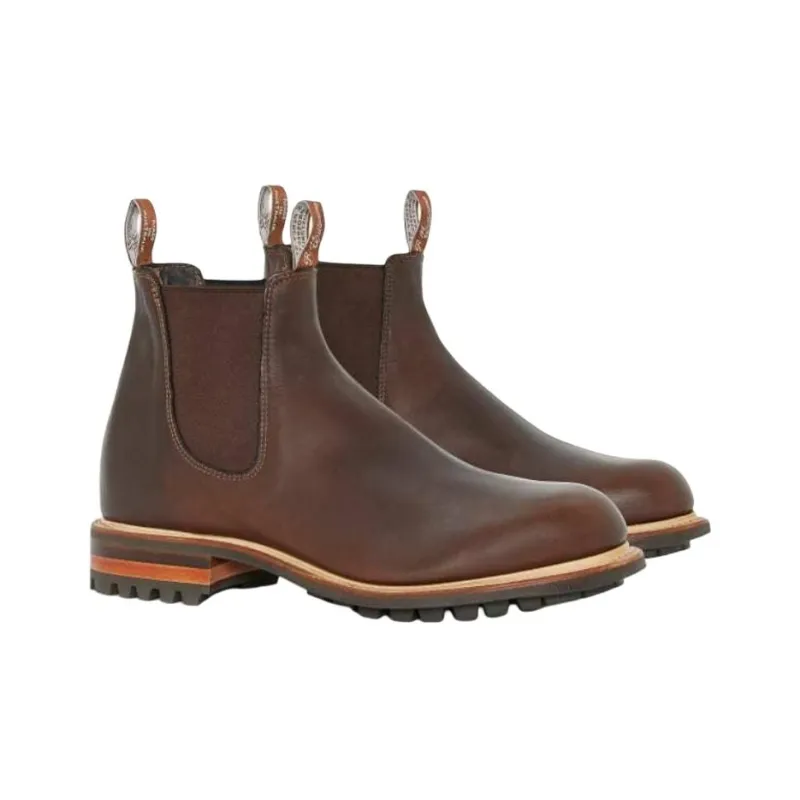 R.M.WILLIAMS Gardener Commando Short Chelsea Boots Men's Dark Brown-2