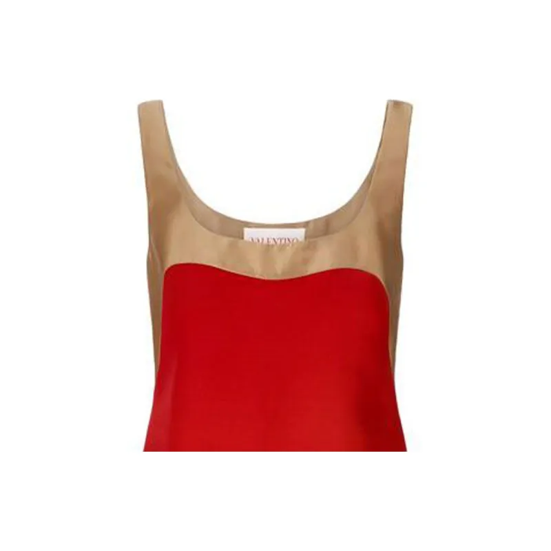 Valentino SS23 Slip Dress Women's Red-5