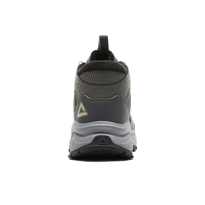 PEAK Anti Slip And Wear Resistant Rebound High Top Casual Shoes Women's Dark Gray-5