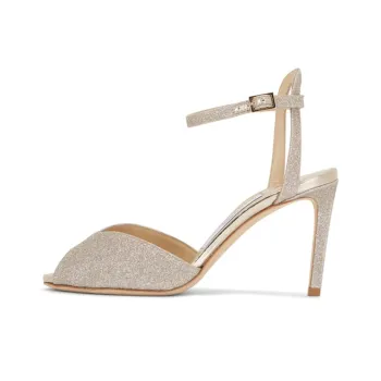 Jimmy Choo Sacora 100 Strap Sandals Women's Gold