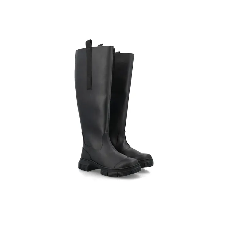 GANNI Knee high Boots Women's Black-2