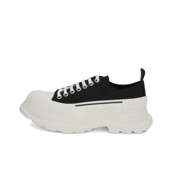 Alexander McQueen Tread Slick Lace Up 'Black White'