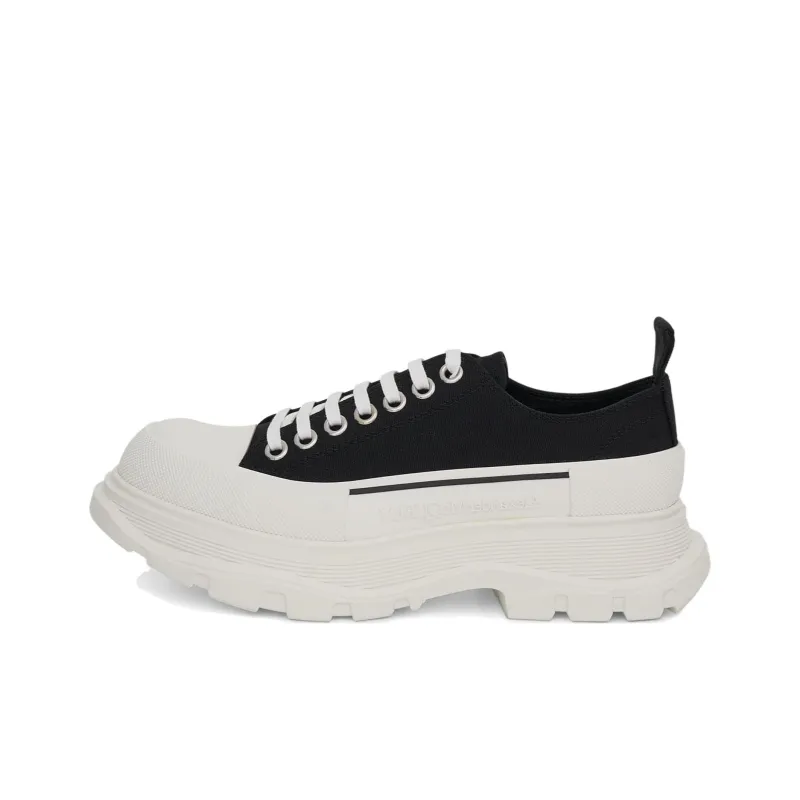 Alexander McQueen Tread Slick Lace Up 'Black White'-0