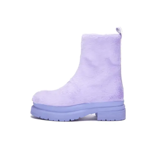 JW Anderson Round Toe Ankle boots PVC Women's