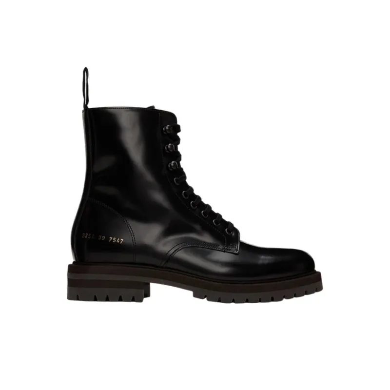 COMMON PROJECTS Side Logo-print Lace-up Boots-1
