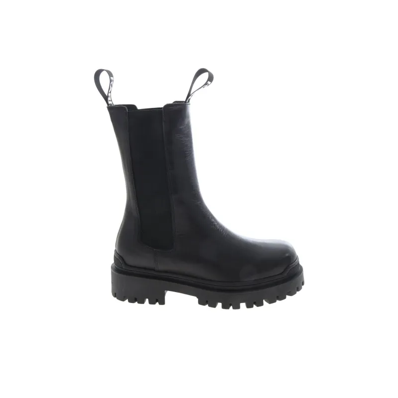 Karl Lagerfeld Chunky Leather Logo Chelsea Boots Women's-1