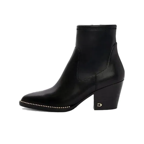 COACH Ankle Boots Women's Black