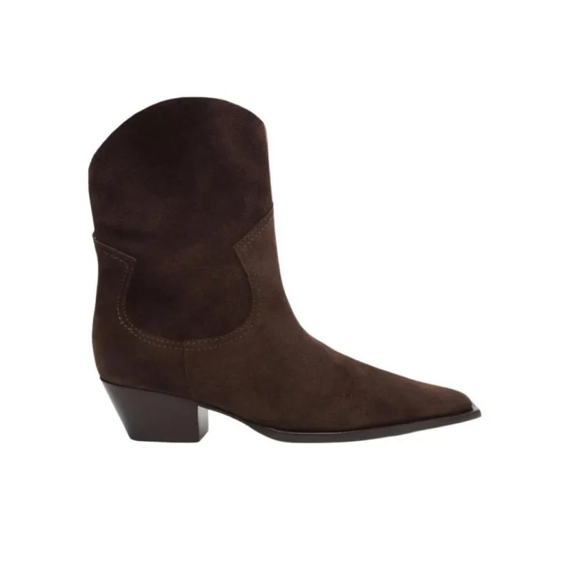 Schutz Tessie Ankle Boots 4.5cm Women's Brown-1