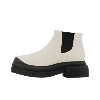 Stuart Weitzman/SW Chelsea Boots Women's White