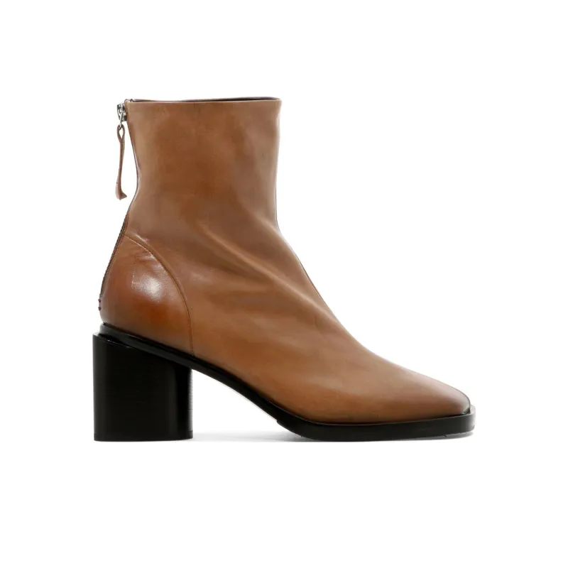 HALMANERA Ankle Boots Women's Brown-1