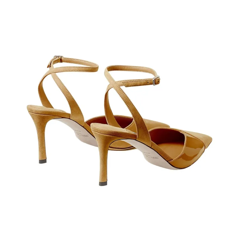 Jimmy Choo Slim Heel High Heels Women's Camel-4