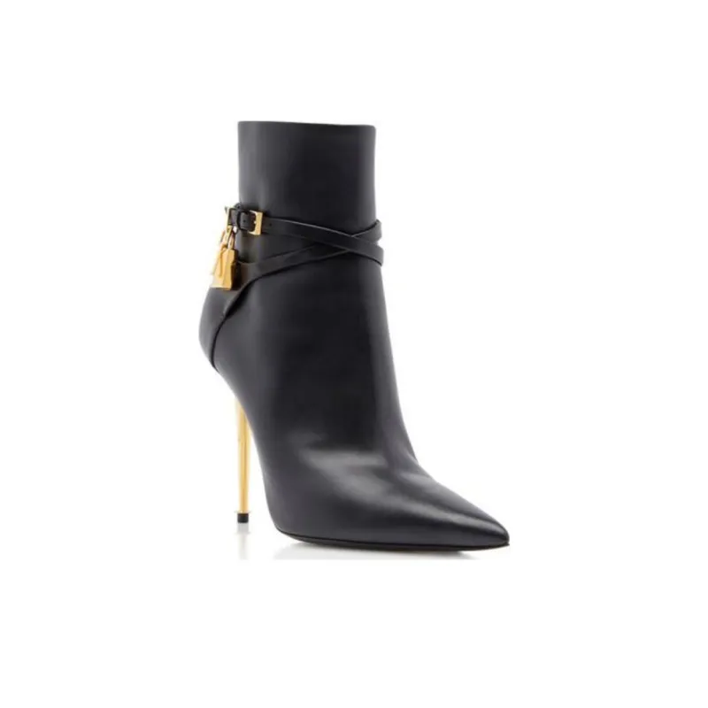 TOM FORD Ankle Boots 10.5cm Women's Black-1