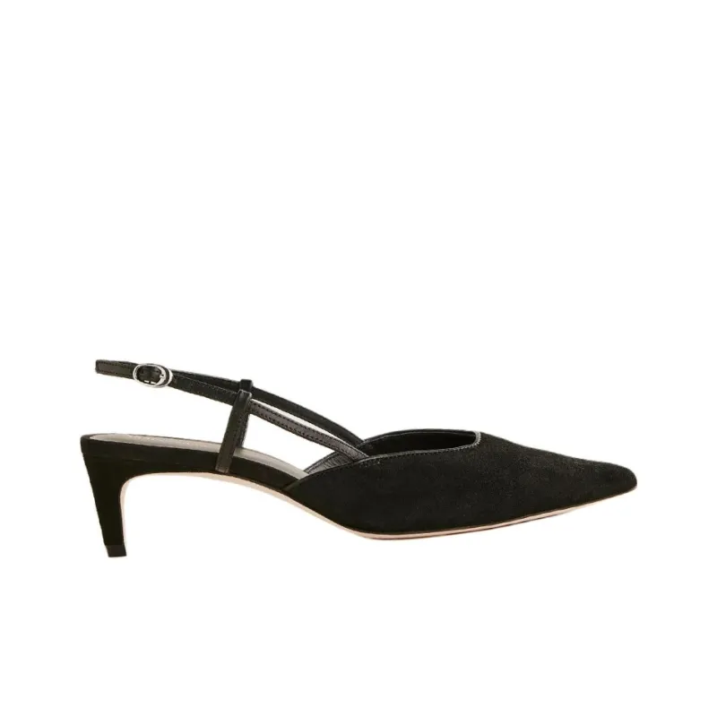 REFORMATION Wilder High Heels 5cm Women's Black-1