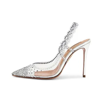 AQUAZZURA High Heels Women's Silver