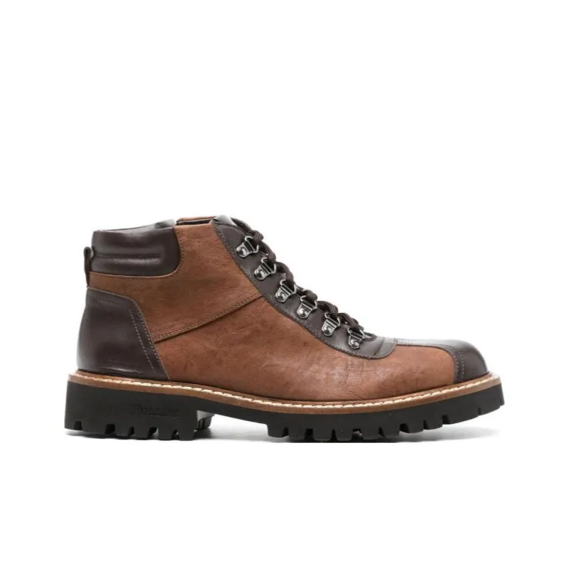 Pollini Ankle Boots Men Tan-1