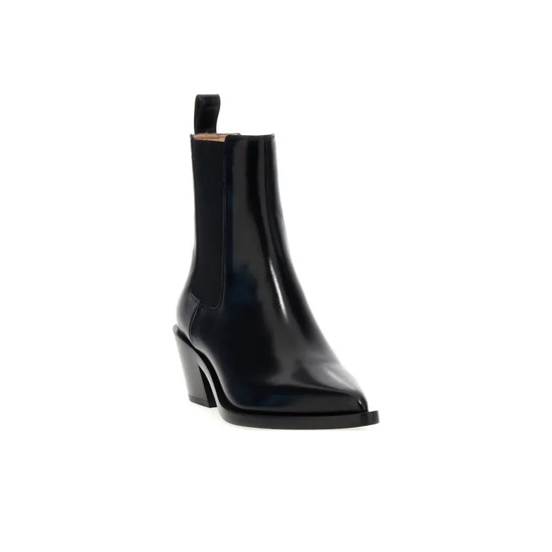 GIANVITO ROSSI Short Chelsea Boots Women's Black-2