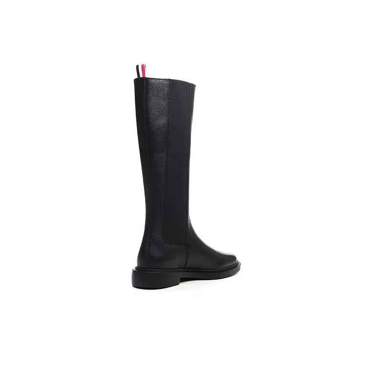 THOM BROWNE 4 Bar Knee Length Chelsea Boots Women's-3