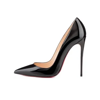 Christian Louboutin So Kate 120mm Pump Black Patent Leather Women's