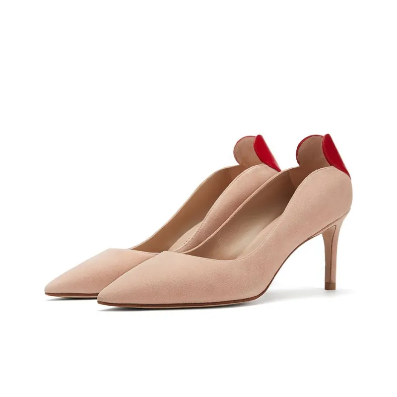 Stuart Weitzman/SW LOVESTRUCK PUMP Slim Heel High Heels 7cm Women's Nude Pink-2