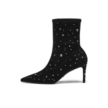 stuart weitzman 115mm Crystal embellished Ankle Boots