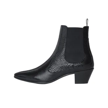 CELINE Hector Short Chelsea Boots 6cm Men's Black