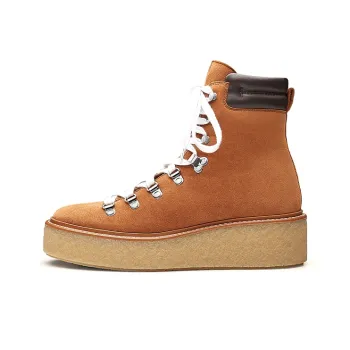 HERMES Discovery Ankle Boots Women's Camel