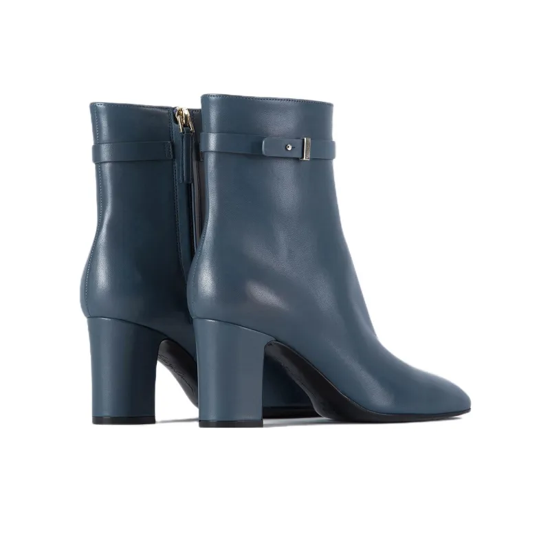 EMPORIO ARMANI Fashion Ankle Boots Women's Blue-3