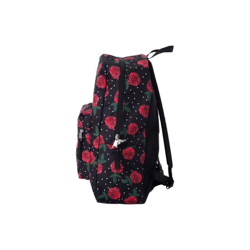 JanSport Fabric Backpack Medium Size Unisex Rose-3