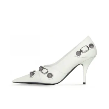 Balenciaga Cagole 90mm Cracked Pumps