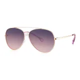 62031 K3V-Pink Purple Orange Tricolor Gradient+Rose Gold Frame