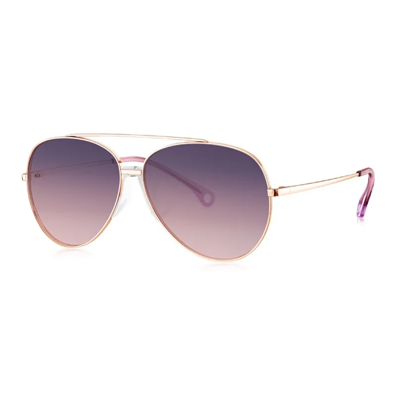 PARIM Stainless Steel Aviator Sunglasses Kids' Rose Gold-9
