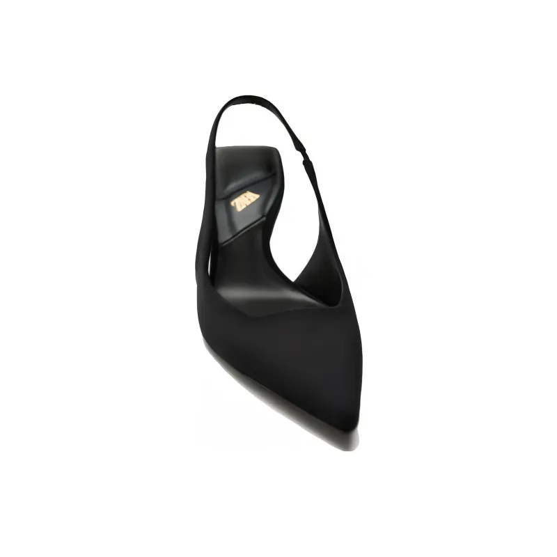 ZARA Slim Heel High Heels 9cm Women's Black-2