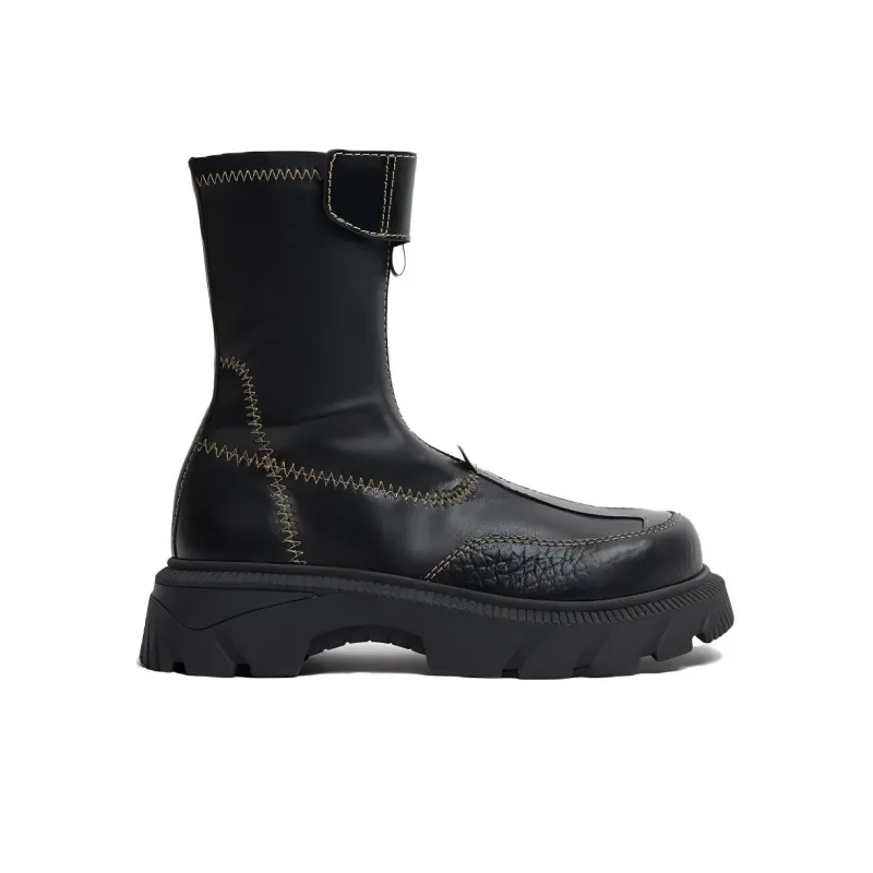 MIISTA Ankle Boots 4.5cm Women's Black-1