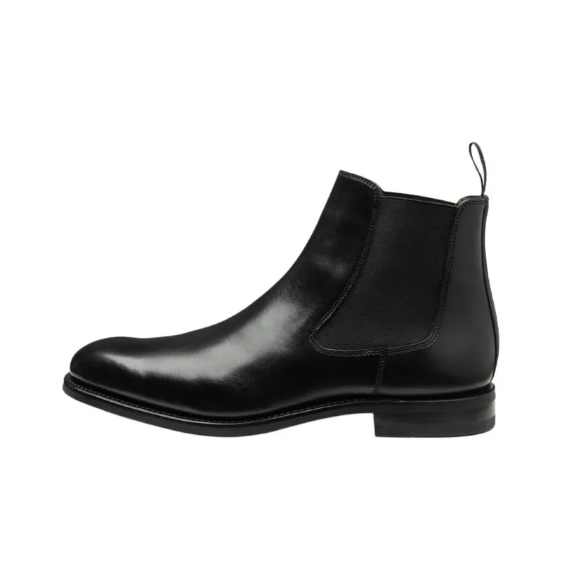 LOAKE Short Chelsea Boots Men's Black-0