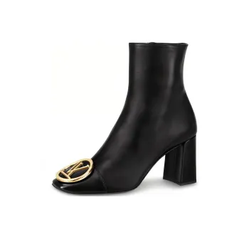 LOUIS VUITTON Madeleine Ankle Boots Women's Black