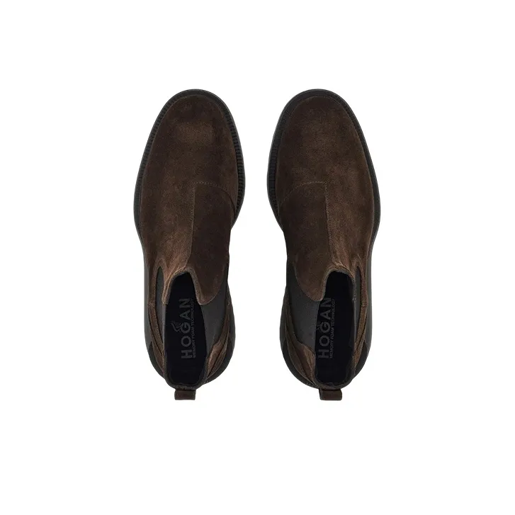 HOGAN Round Toe Ankle Boots-3