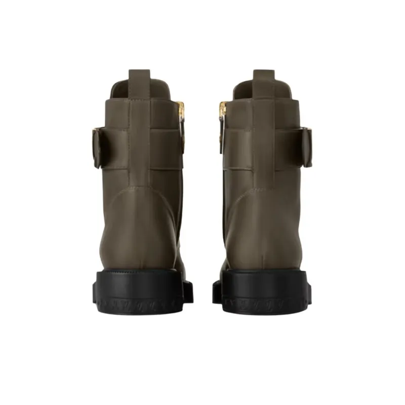LOUIS VUITTON Citizen Ankle Boots Women's Green-3
