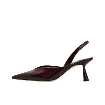 Jimmy Choo Maryanne Irregular Heel High Heels 6.5cm Women's Burgundy