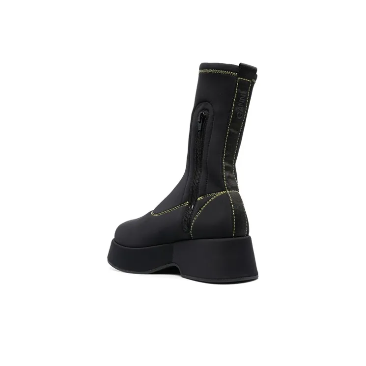 GANNI Retro Flatform Ankle Boots-3