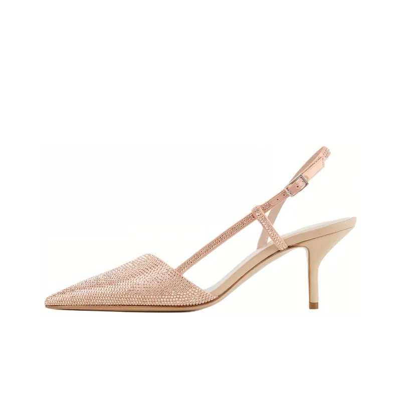 GIORGIO ARMANI Slim Heel High Heels 6.5cm Women's Pink-0