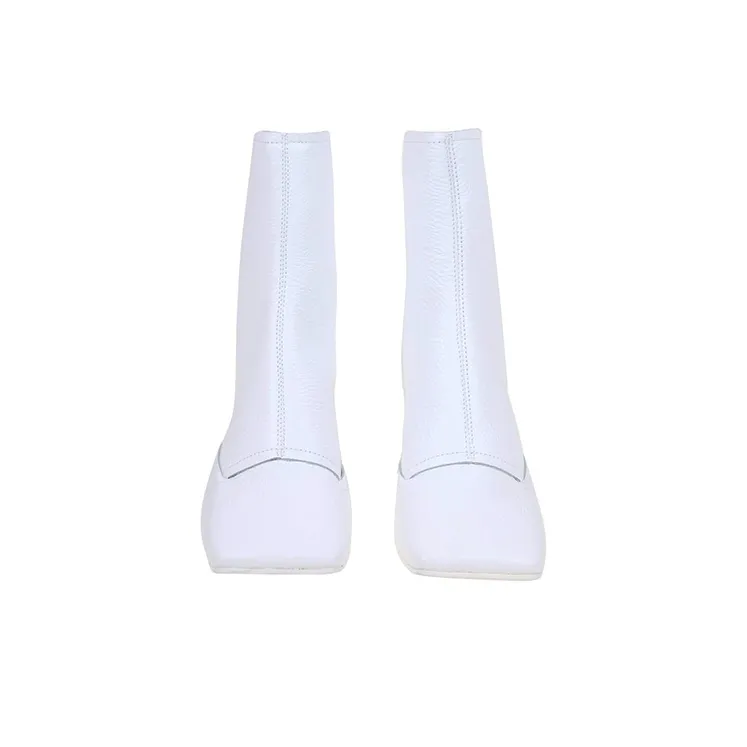 MM6 Maison Margiela Ankle Boots Women's White-3