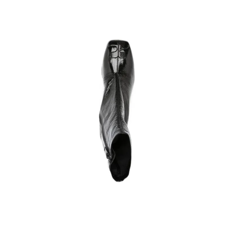 Courrèges Iconic 80mm Textured-leather Boots-4