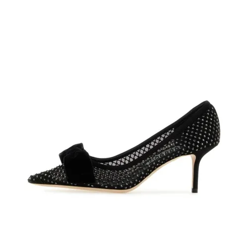 Jimmy Choo LOVE Slim Heel High Heels 6.5cm Women's Black